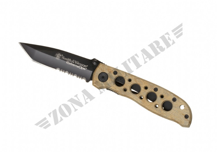 Extreme Ops Ck5Tbsd Serrated Tanto Folder Smith & Wesson