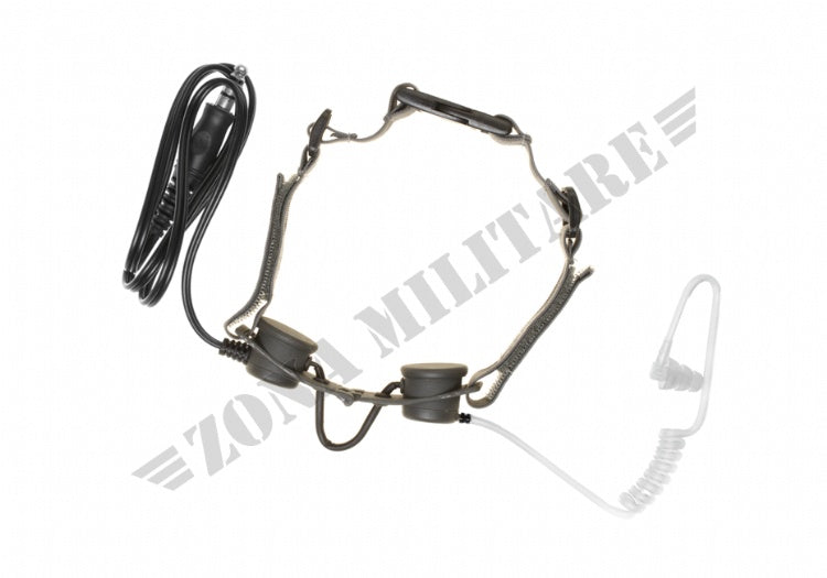Tactical Throat Mic Black Z-Tactical Acu