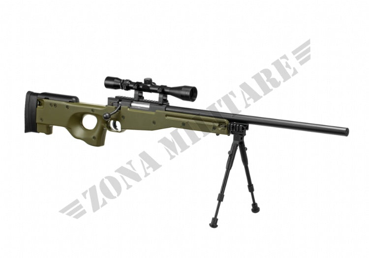 FUCILE SNIPER L96 OD GREEN COMPLETE VERSION WELL