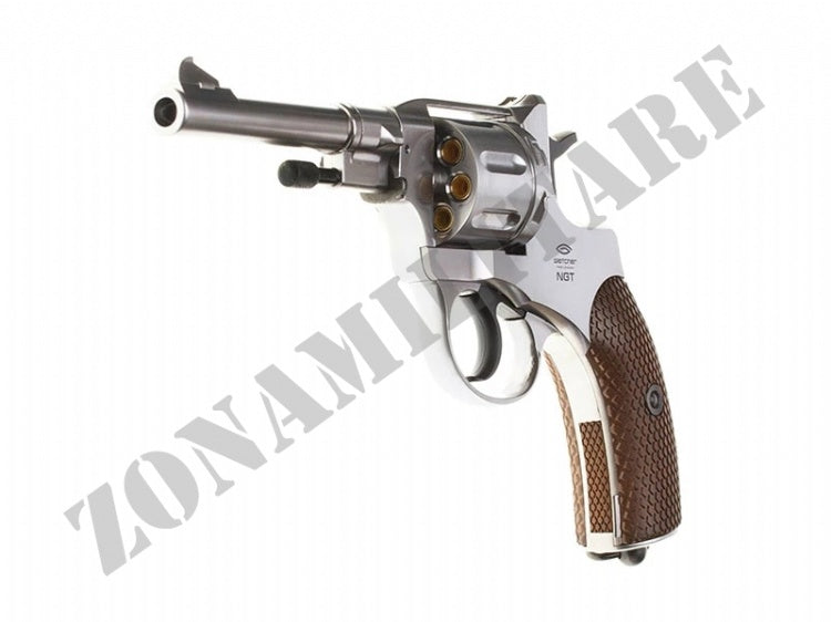 Revolver Gletcher Ngt Co2 Cal 4.5 Pot.<7.5 Joule Silver