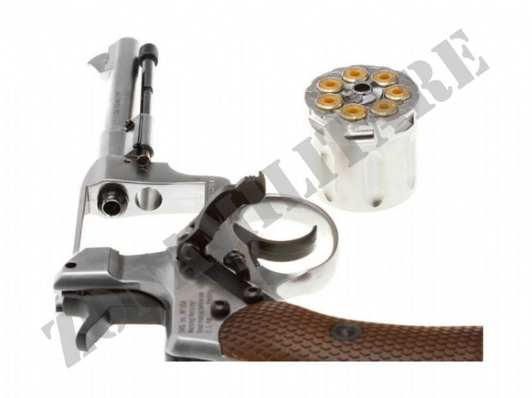 Revolver Gletcher Ngt Co2 Cal 4.5 Pot.<7.5 Joule Silver