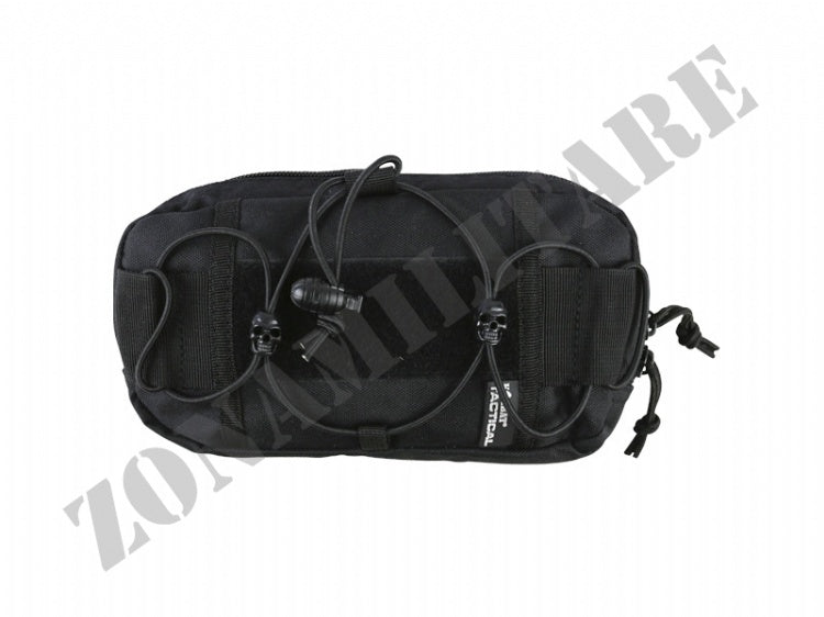 Tasca Utility Fast Pouch Con Zip Kombat Black