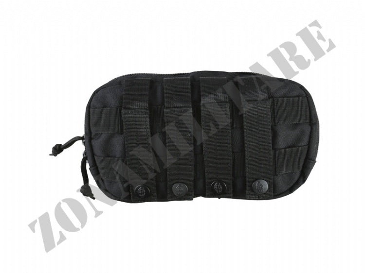 Tasca Utility Fast Pouch Con Zip Kombat Black