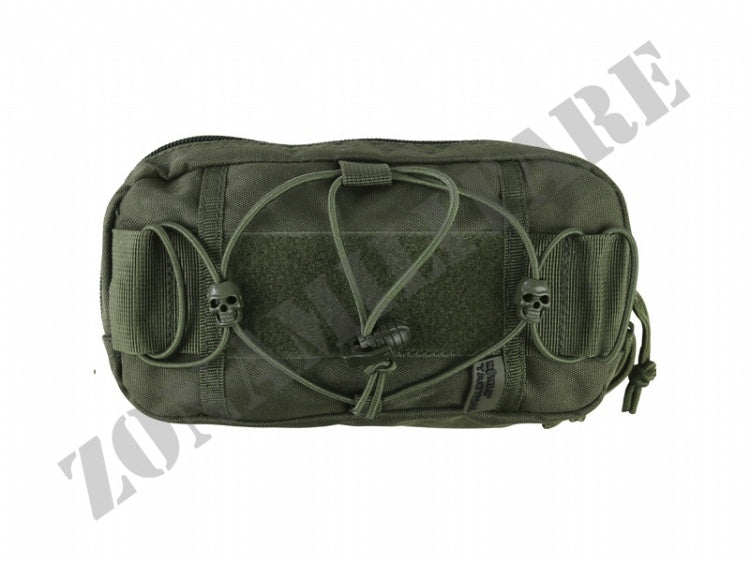 Tasca Utility Fast Pouch Con Zip Kombat Od Green
