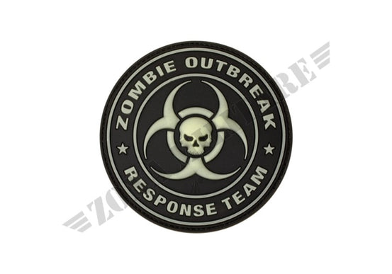 Patch Gommata Zombie Outbreak Rubber Patch Jtg Glow In The Dark