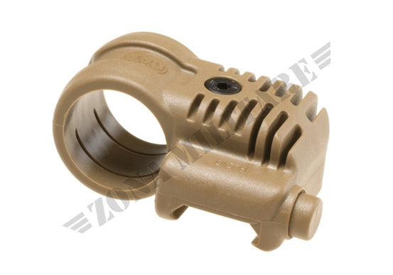 Picatinny Qr Offset Flashlight Adaptor Caa Desert