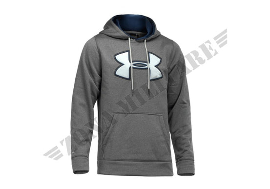 Felpa Ua Fleece Storm Big Logo Hoody Under Armour Grey
