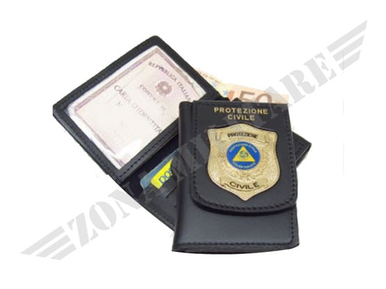 Portafoglio Vega Holster Protezione Civile Con Placca