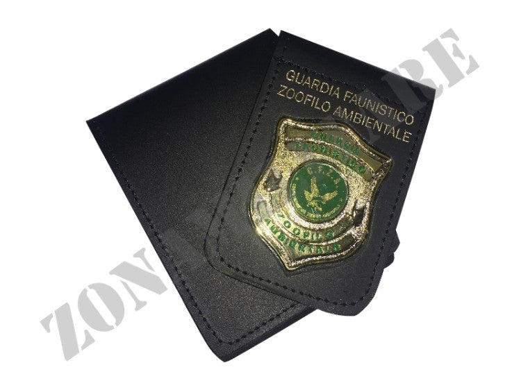 Portafoglio Patta Estraibile Guardia Faunistica Zoologica Ambientale