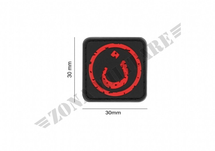 Patch Gommata Nazarene Rubber Patch Jtg Black&Red