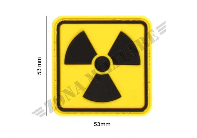 Patch Gommata Radioactive Rubber Jtg Yellow Color