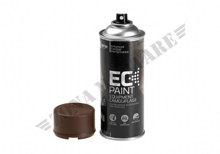 Vernice Spray Militare Professionale 400 Ml – Marrone Tedesco Flecktarn Brown – Opaca, Asciugatura Rapida Per Superfici E Tessuti