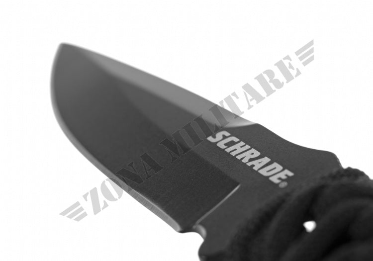 Coltello Schf46 Neck Knife Schrade Black Version