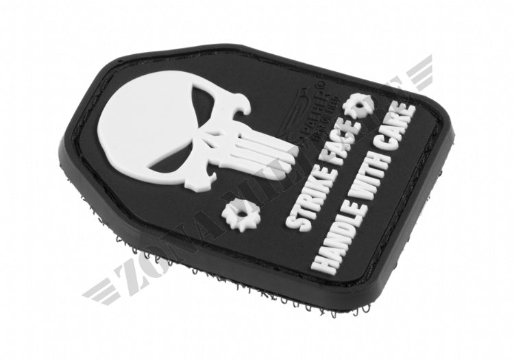 Sapi Skull Rubber Patch Jtg Black