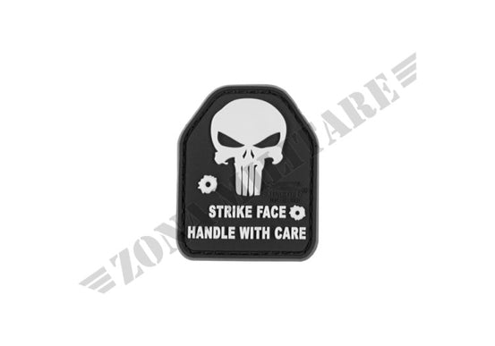 Sapi Skull Rubber Patch Jtg Black