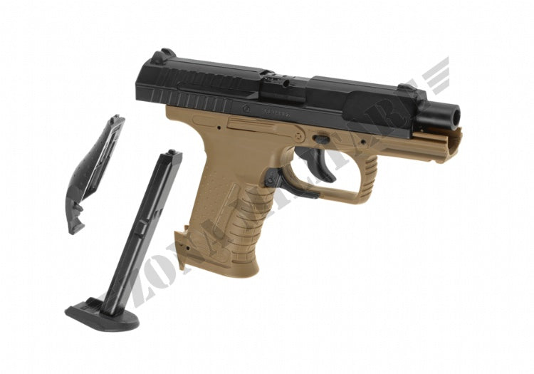 Pistola Softair Walther P99 Dao Metal Version Co2 Dark Earth