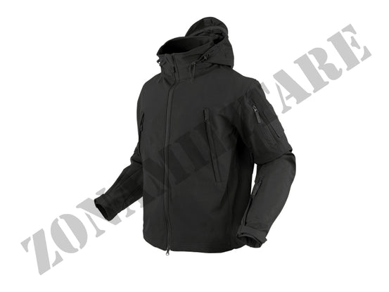 Giacca Softshell Jacket Con Cappuccio colorazione NERO CONDOR
