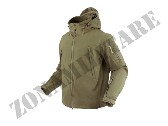 Giacca Softshell Jacket Con Cappuccio colorazione COYOTE CONDOR