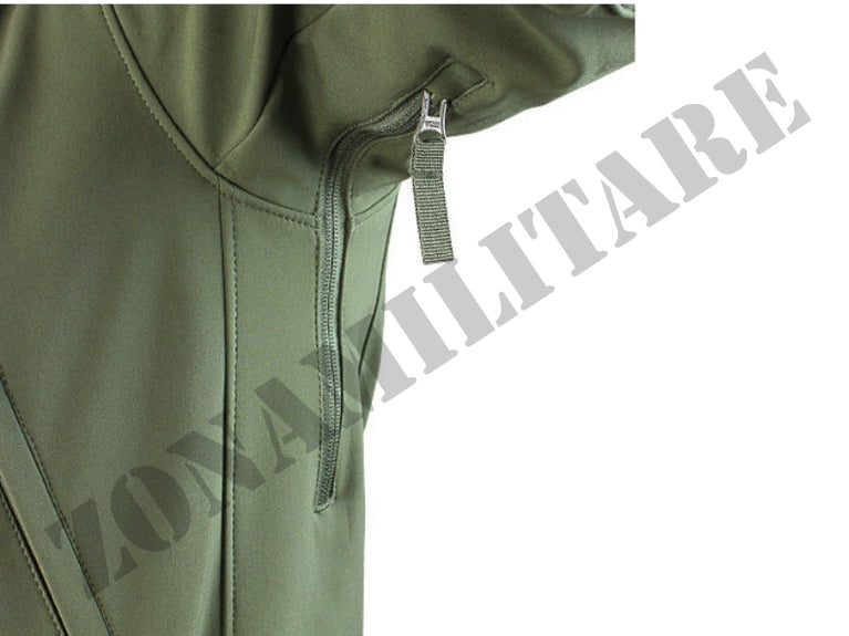 Giacca Softshell Jacket Con Cappuccio colorazione COYOTE CONDOR