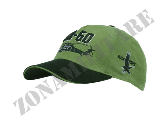 Cappellino Baseball Uh-60 Blackhawk Green