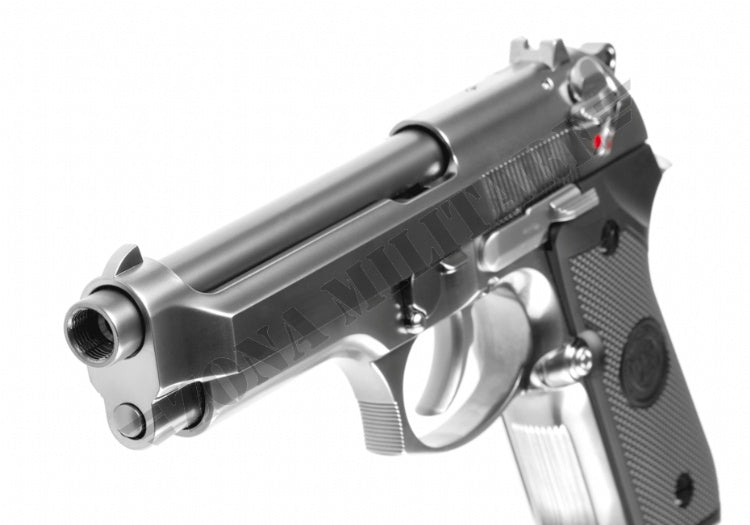 Pistola M9 Full Metal Silver Co2 Scarrellante WE