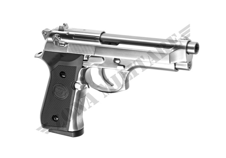 Pistola M9 Full Metal Silver Co2 Scarrellante WE