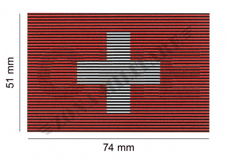 Dual Ir Patch Switzerland Clawgear Color