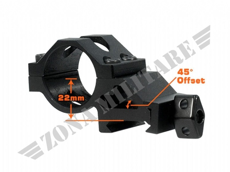 Angled Offset Low Profile Ring Mount Leapers
