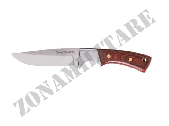 Coltello Winchester Small Wood Handle Fixed Blade