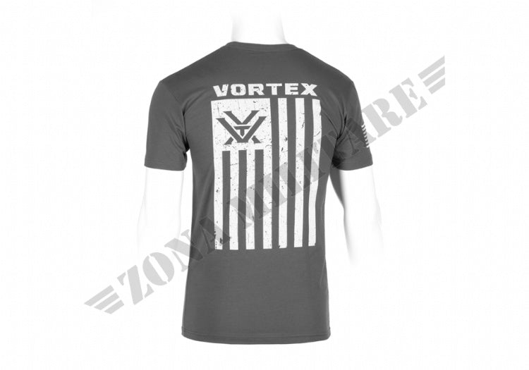 T-Shirt Grey Patriot Vortex Optics