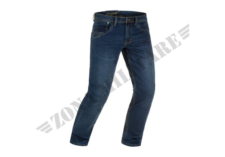 Pantalone Blue Denim Tactial Jeans Washed Clawgear Sapphire