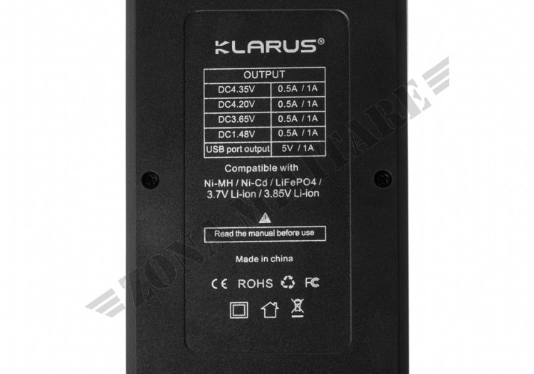 Carica Batterie K2 Battery Charger Klarus