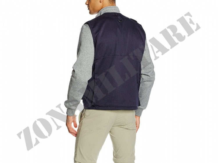 Gilet Multitasche Colore Blu Navy