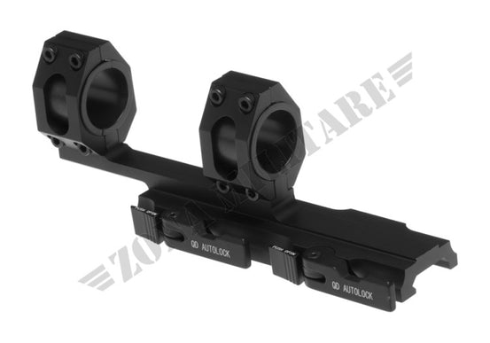 Anelli Per Ottica Tactical Top Rail Extended Mount Base 25.4Mm 30Mm Black