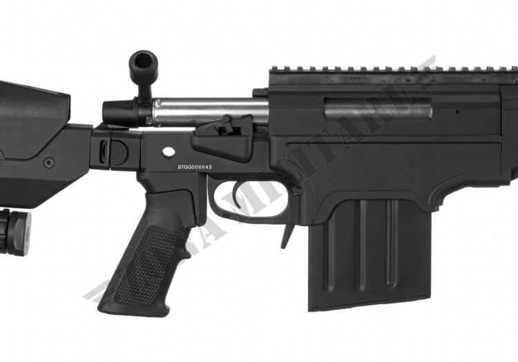 Fucile A338 Bolt-Action Sniper Con Silenziatore Black