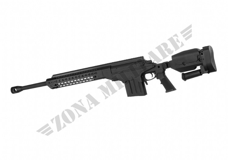Fucile A338 Bolt-Action Sniper Keymod Con Silenziatore Black