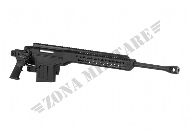 Fucile A338 Bolt-Action Sniper Keymod Con Silenziatore Black