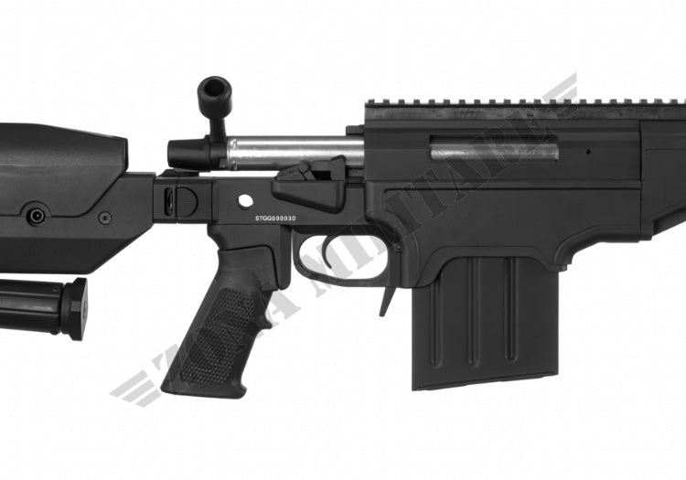 Fucile A338 Bolt-Action Sniper Keymod Con Silenziatore Black