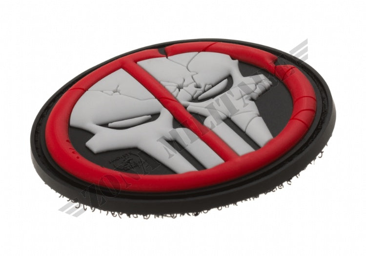 Patch Gommata Deathpool Skull Rubber Patch Jtg