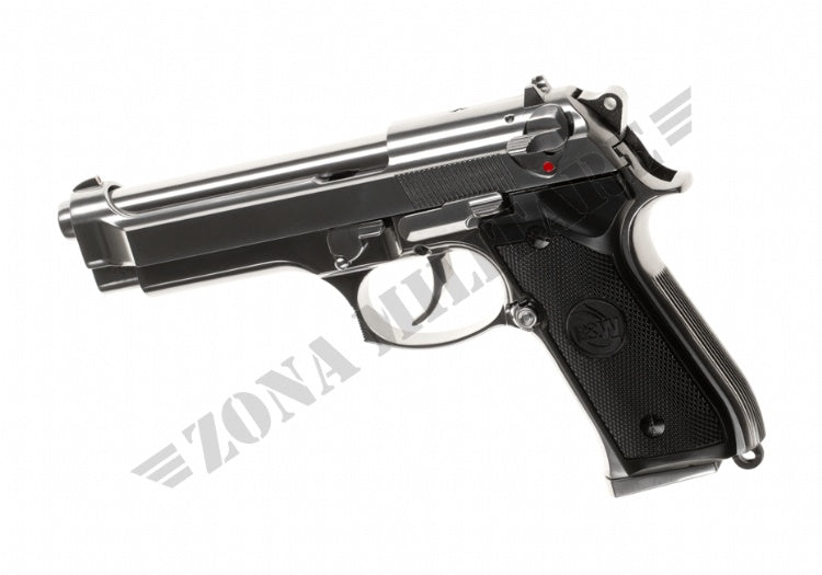 Pistola Elite M92 Full Metal Gbb Silver B&W