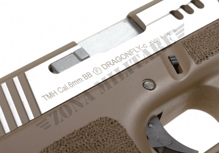 Pistola D-Mod Dragonfly Metal Version Co2 Aps Desert