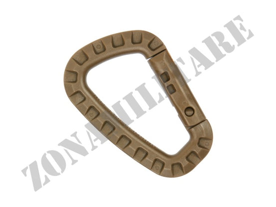 Moschettone Porta Chiavi In Plastica Colorazione Sand