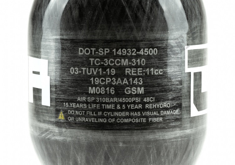 Bombola 48/4500 Hpa Carbon Tank Dominator