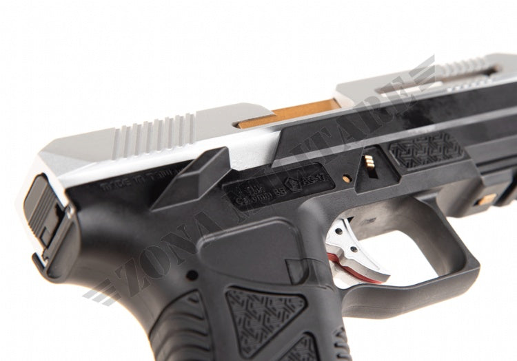 Pistola Ag-17 Metal Version Gbb Hfc Silver Version