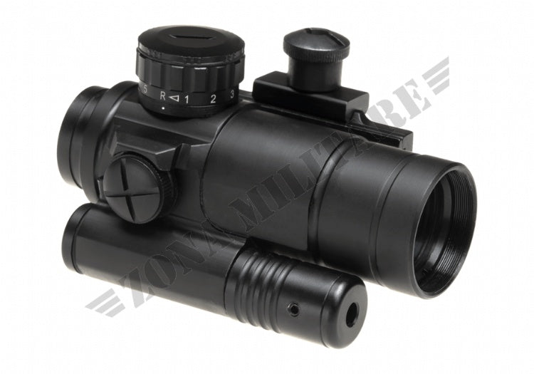 Red Dot M4 Con Laser Aim-O Colore Nero