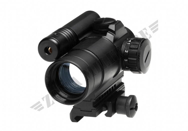 Red Dot M4 Con Laser Aim-O Colore Nero