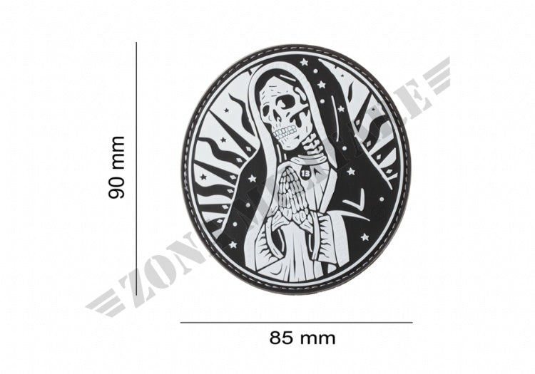 Patch Gommata Santa Muerte Rubber Patch Jtg Swat