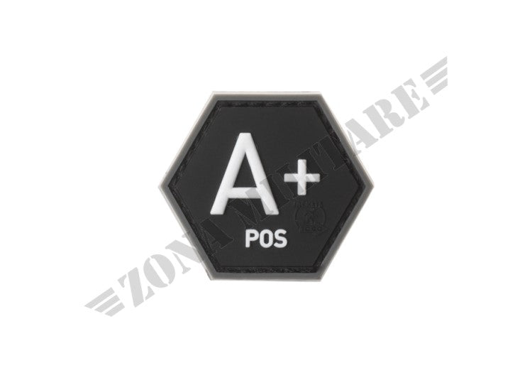 Patch Gommata Bloodgroup Hexagon A Positivo Jtg