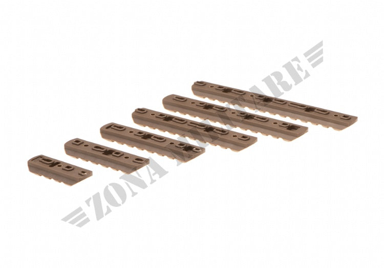 SET DA 6 PEZZI DI RAIL PER KEYMOD E M-LOK MP