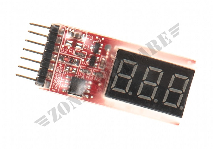 Simple Voltage Display 1-6S Lipo Voltage Meter Vb Power